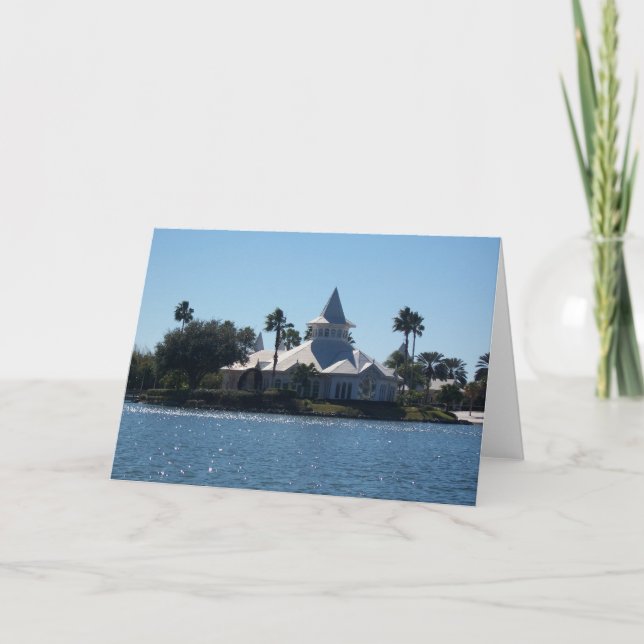 Tarjeta de Pavillion de la boda (Anverso)