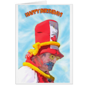 Tarjeta de payaso de Canadá