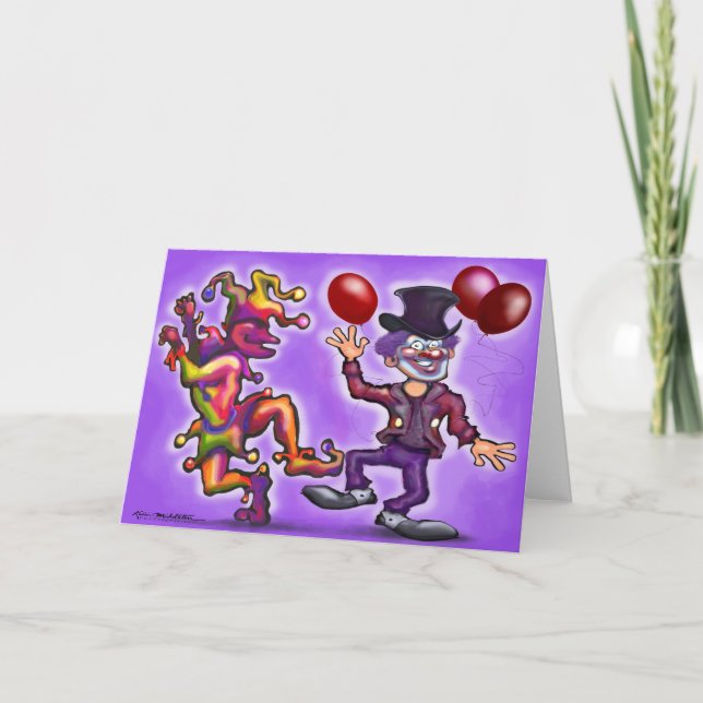 Tarjeta de payasos (Anverso)