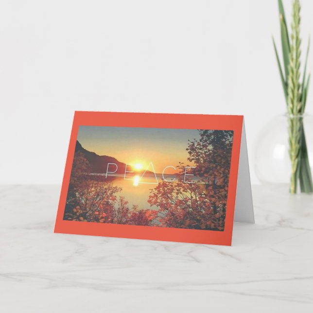 Tarjeta de PAZ, ALEGRÍA, AMOR Y RISA (Anverso)