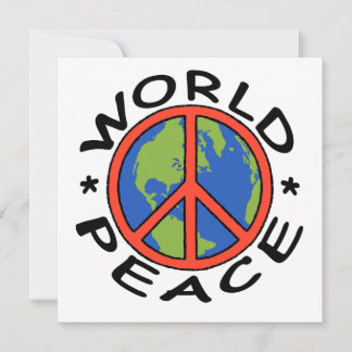 Tarjeta de Paz Mundial