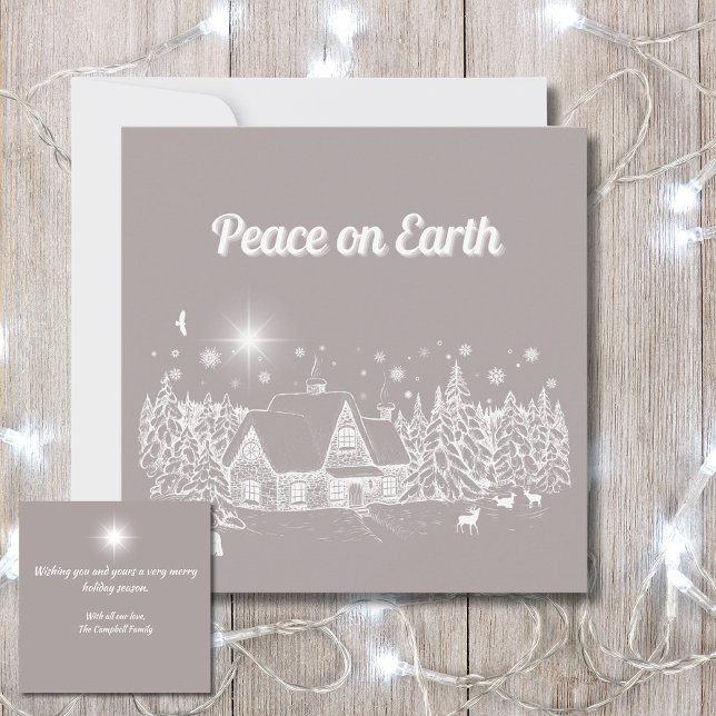 Tarjeta de paz para la Tierra de los Navidades de  (Subido por el creador)