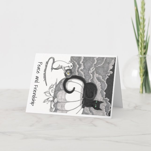 Tarjeta de paz y amistad (Anverso)