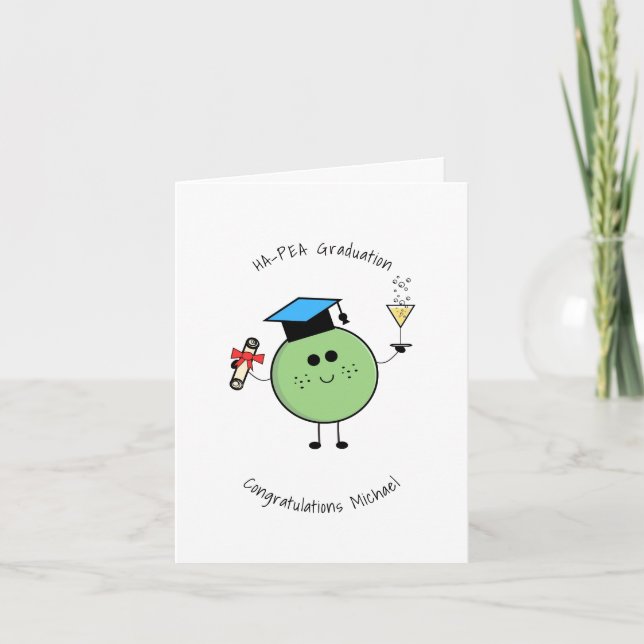 Tarjeta De Pea De Graduación Cuta (Anverso)