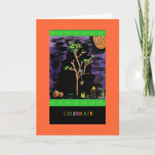 Tarjeta de PedagogyGreetings: Feliz Halloween (Anverso)