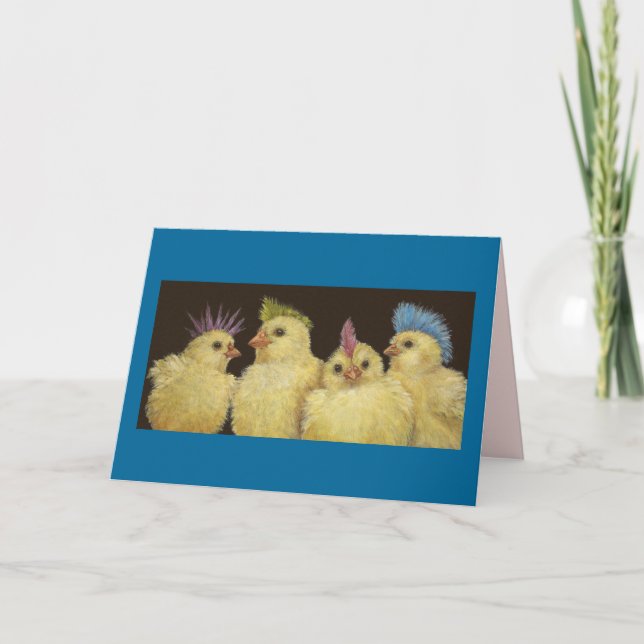 tarjeta de peeps de punk (Anverso)