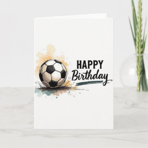 Tarjeta de pelota de juego alegre
