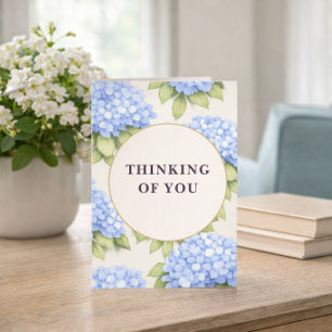 Tarjeta de Pensamientos para Ti   Flores de Horten