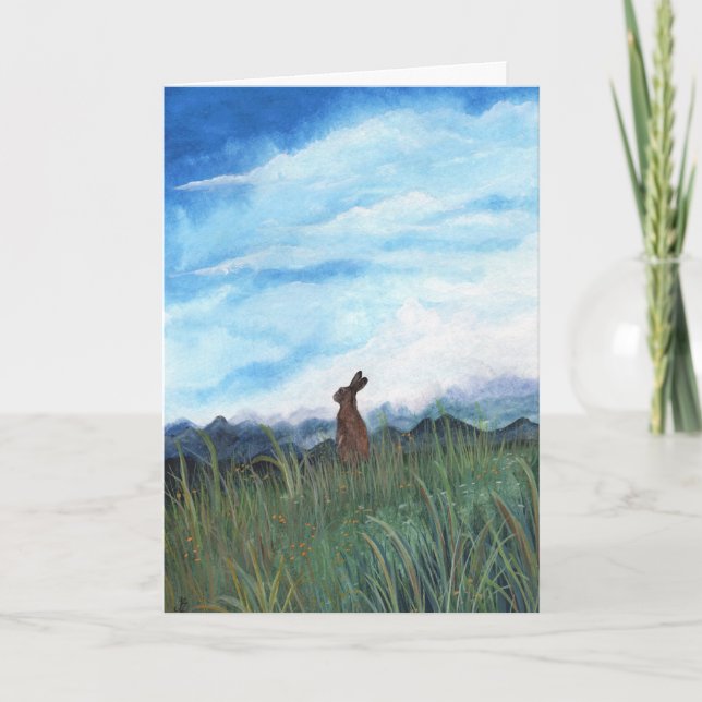 Tarjeta de pensar en ti Wildlife Wonders de Bihrle (Anverso)