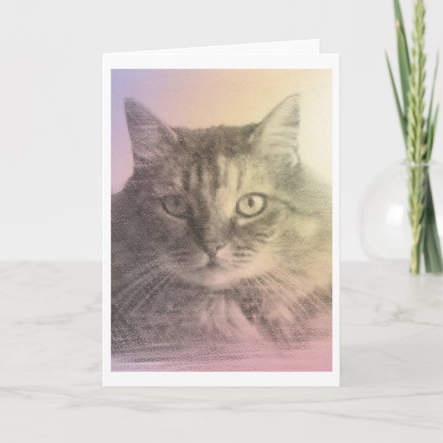 tarjeta de pérdida de mascota de gato (Anverso)