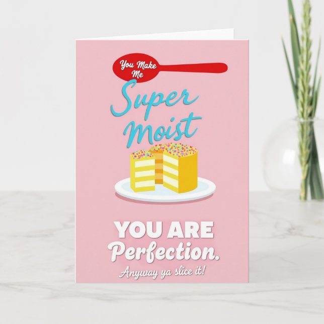 Tarjeta de perfección de pastel superhúmedo (Anverso)