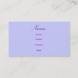 Tarjeta de perfil Abigail