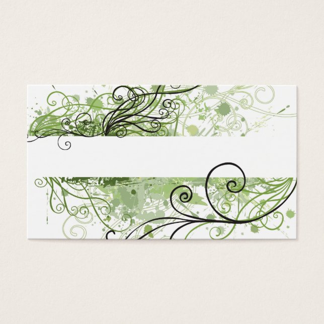 Tarjeta de perfil abstracta (Frente)