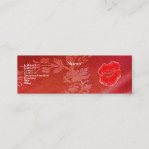 Tarjeta de perfil "Artista de maquillaje" Floral I