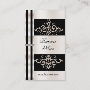 Tarjeta de perfil Business Art Deco Black Sepia St