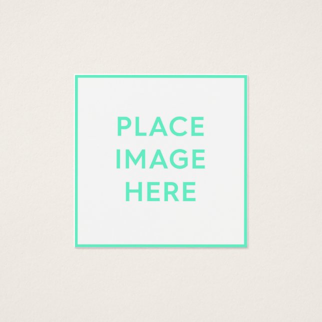 Tarjeta de perfil cuadrada de 2,5" x 2,5" (Anverso)