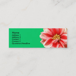 Tarjeta de perfil Dahlia rosa