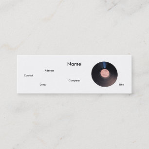 Tarjeta de perfil de A&R