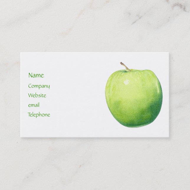 Tarjeta de perfil de Apple verde (Anverso)
