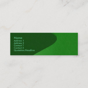 Tarjeta de perfil de arenisca verde