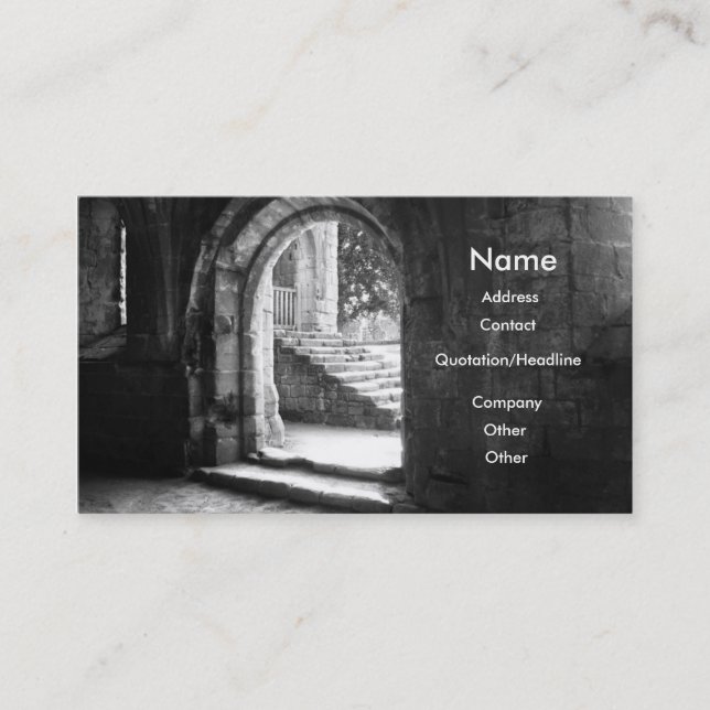 Tarjeta de perfil de arquitecto (Anverso)