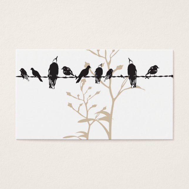 Tarjeta de perfil de aves (Frente)