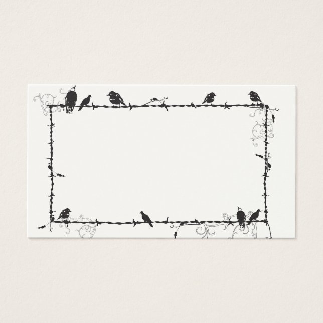 Tarjeta de perfil de aves (Frente)