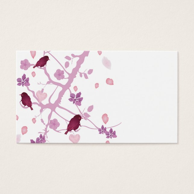 Tarjeta de perfil de aves (Frente)