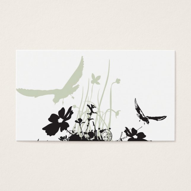 Tarjeta de perfil de aves (Frente)