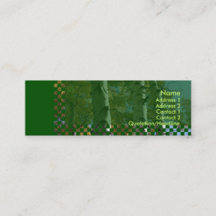 Tarjeta de perfil de aves