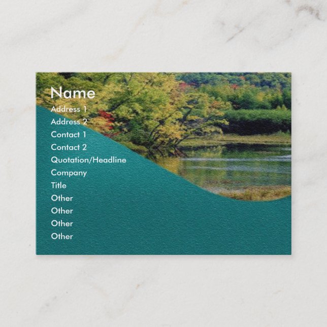 Tarjeta de perfil de balance (Anverso)