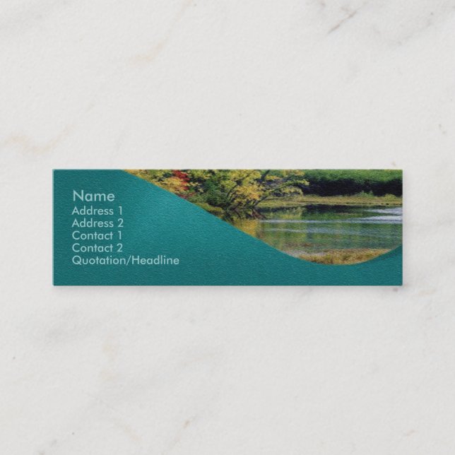 Tarjeta de perfil de balance (Anverso)