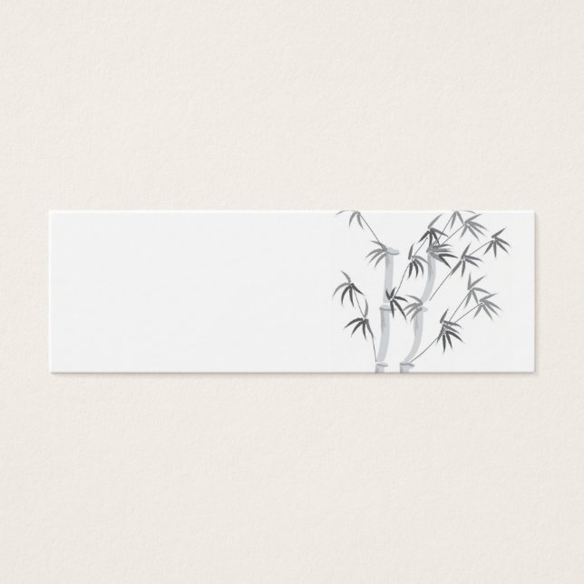 Tarjeta de perfil de bambú (Frente)