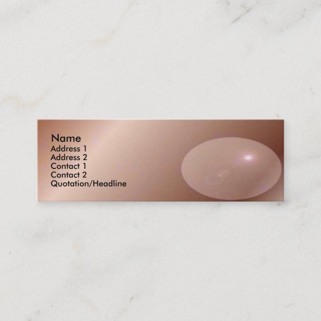 Tarjeta de perfil de bola (Anverso)