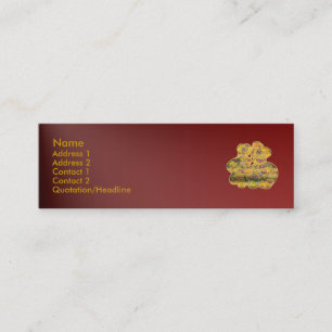 Tarjeta de perfil de buena fortuna