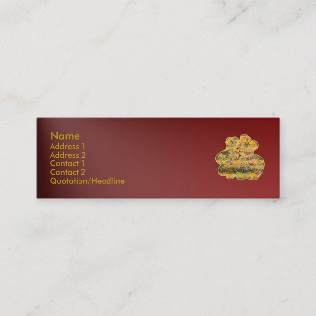 Tarjeta de perfil de buena fortuna (Anverso)