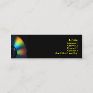 Tarjeta de perfil de CD