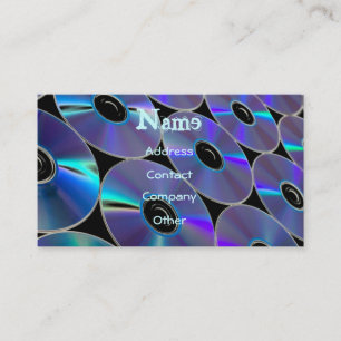 Tarjeta de perfil de CDs DJ - Personalizable