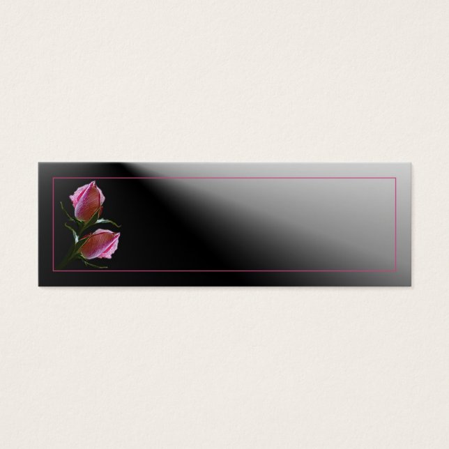 Tarjeta de perfil de doble Rosa (Frente)