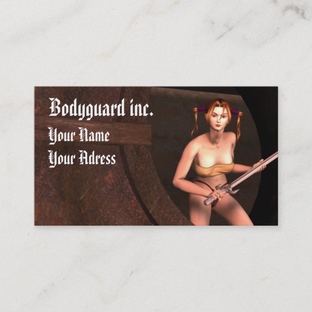 tarjeta de perfil de estilo de fantasía (Anverso)