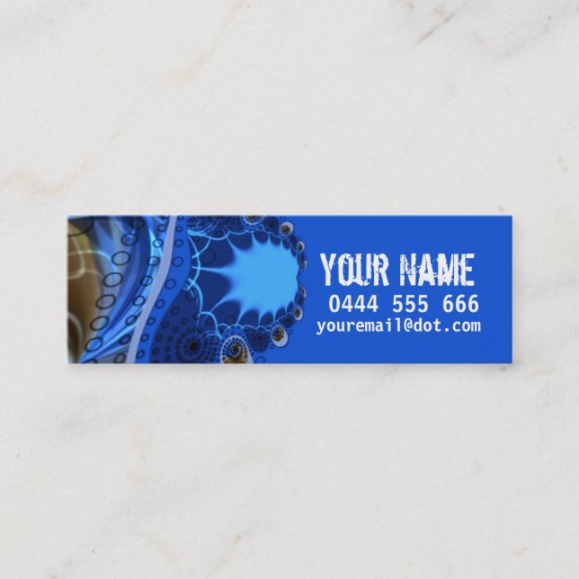 Tarjeta de perfil de fractal ELECTRIC (Anverso)