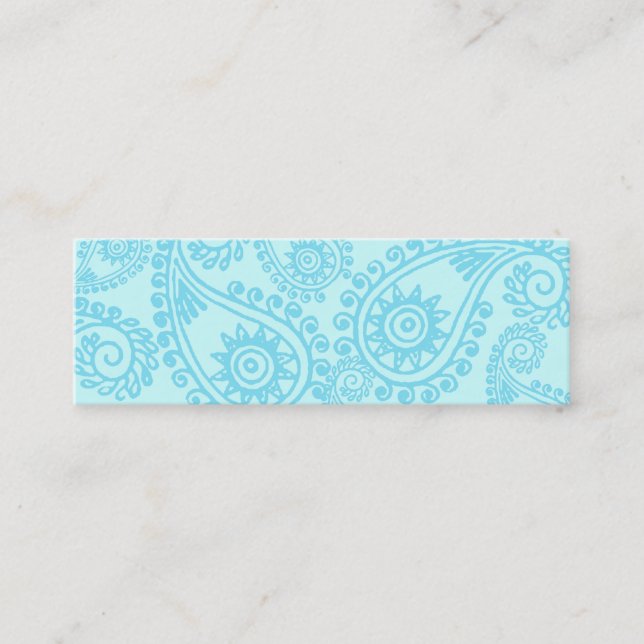 TARJETA DE PERFIL DE IMPRESIÓN INDIA (Anverso)