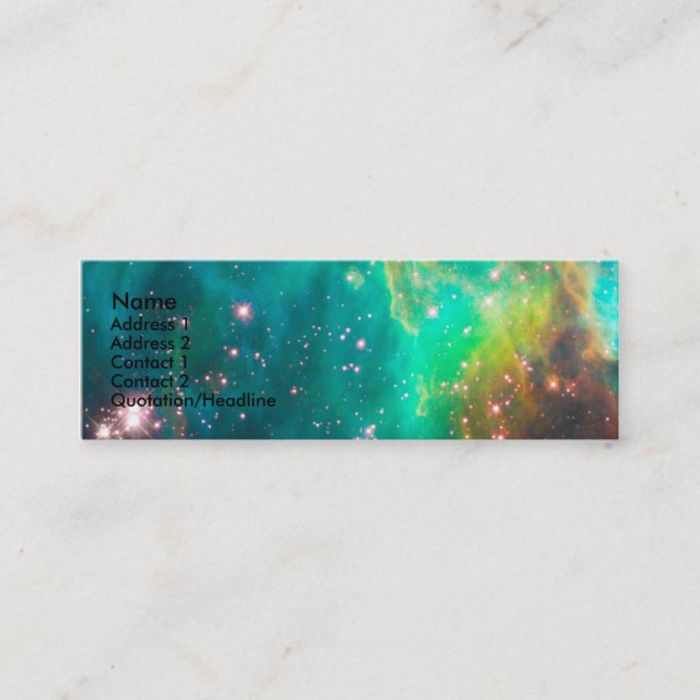Tarjeta de perfil de la Gran Nube de Magallanes (Anverso)