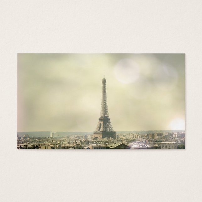 Tarjeta de perfil de la Torre Eiffel (Frente)
