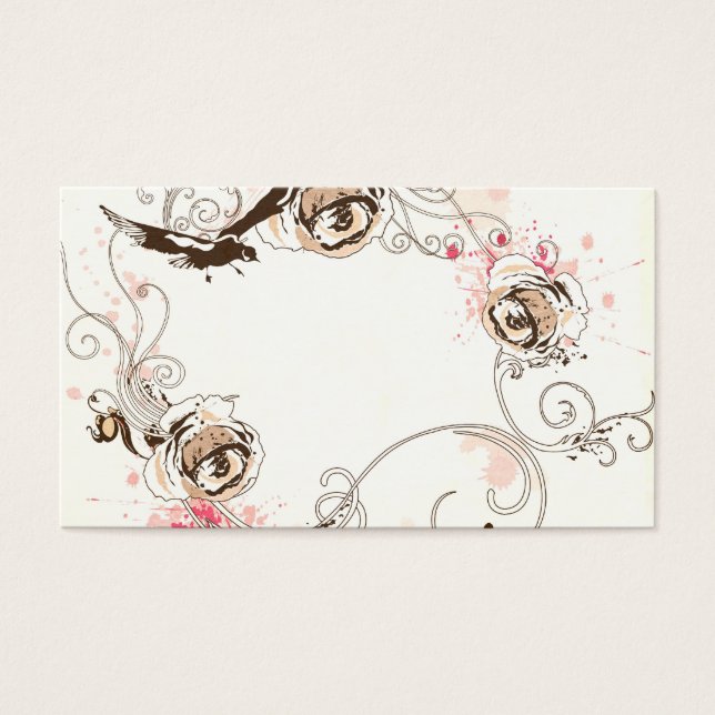 Tarjeta de perfil de marco retro (Frente)