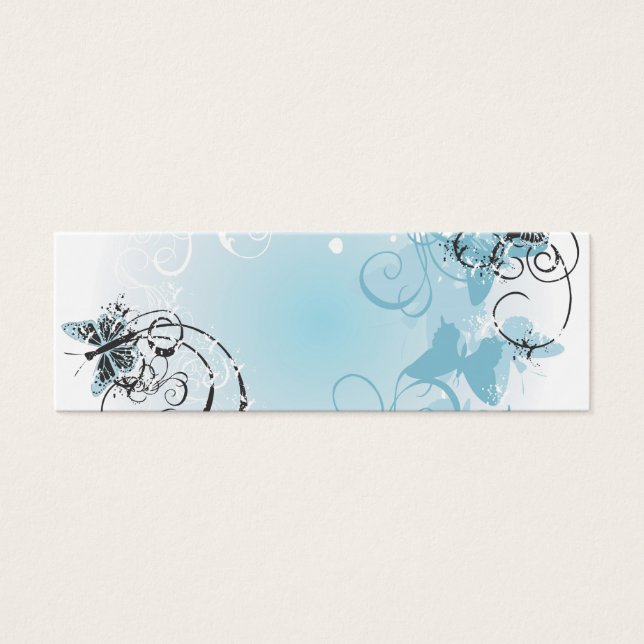 Tarjeta de perfil de mariposas (Frente)