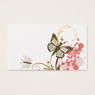 Tarjeta de perfil de mariposas