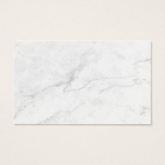 Tarjeta de perfil de mármol blanco