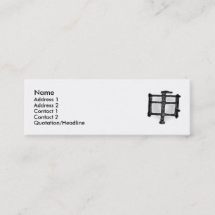 Tarjeta de perfil de mono de extensión