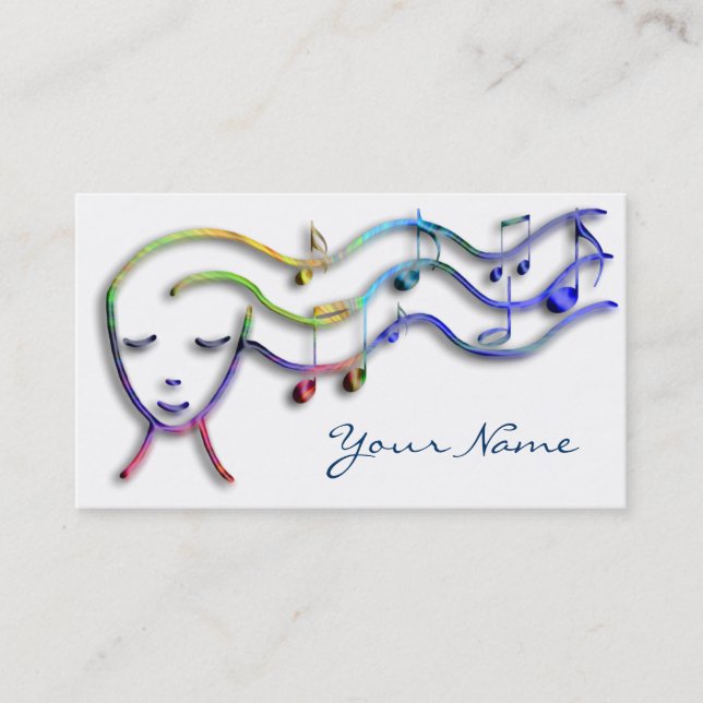 tarjeta de perfil de música (Anverso)